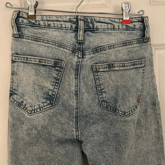 Indigo Rein Distressed Light Blue Jeans size 00 ripped - Picture 4 of 6